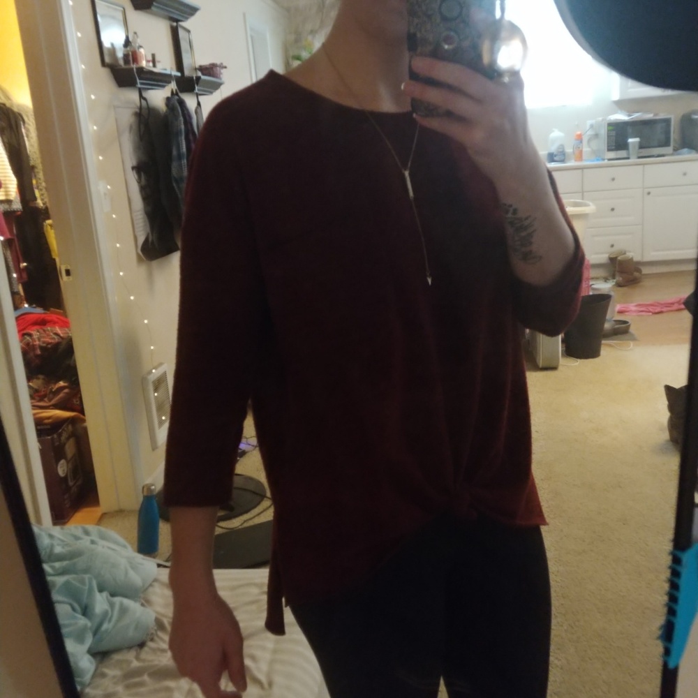 Cranberry sweater
